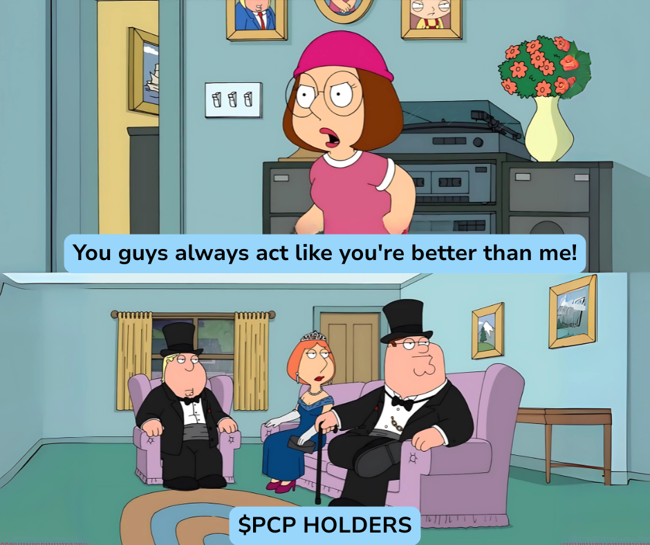Confidence speaks louder when you hold $PCP