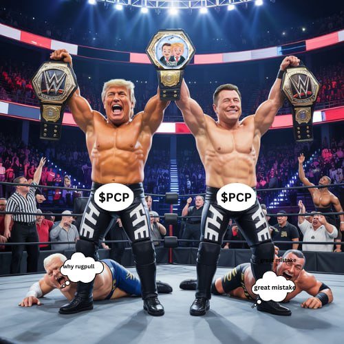 World crypto and tag team champions $PCP the conquerors