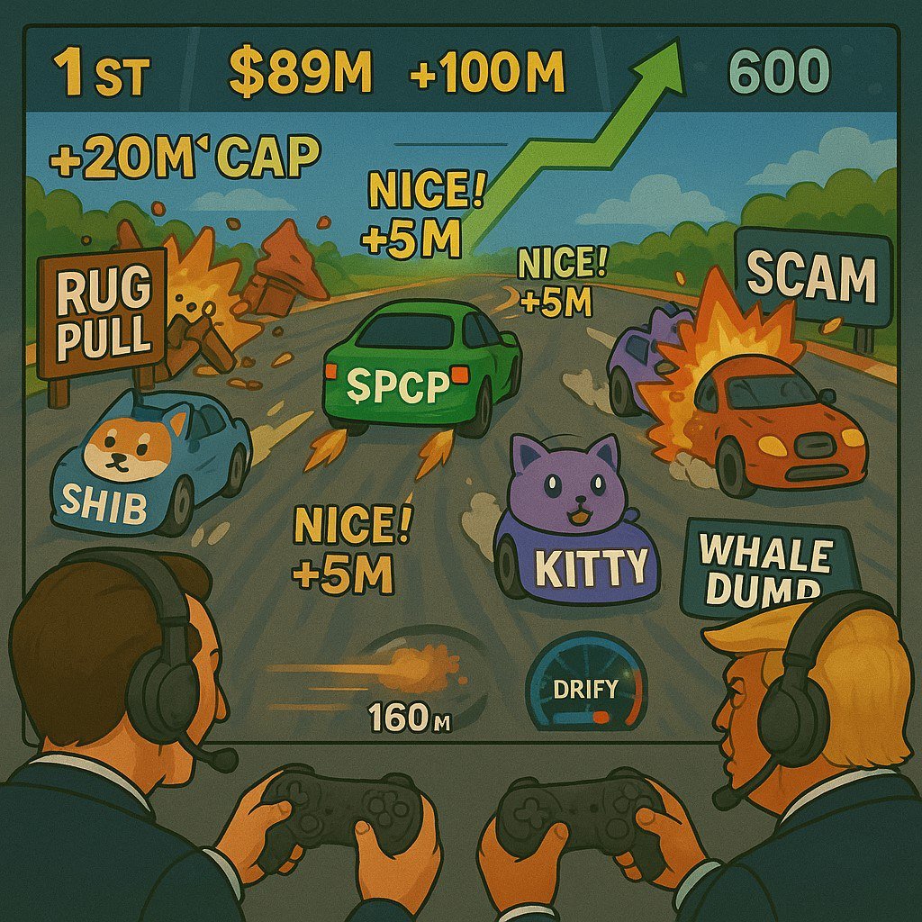 Game race to 100m cap $PCP leads