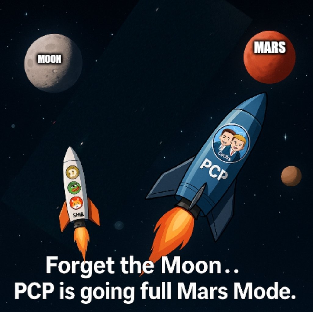 Forget the Moon? Nah… $PCP said “hold my rocket”