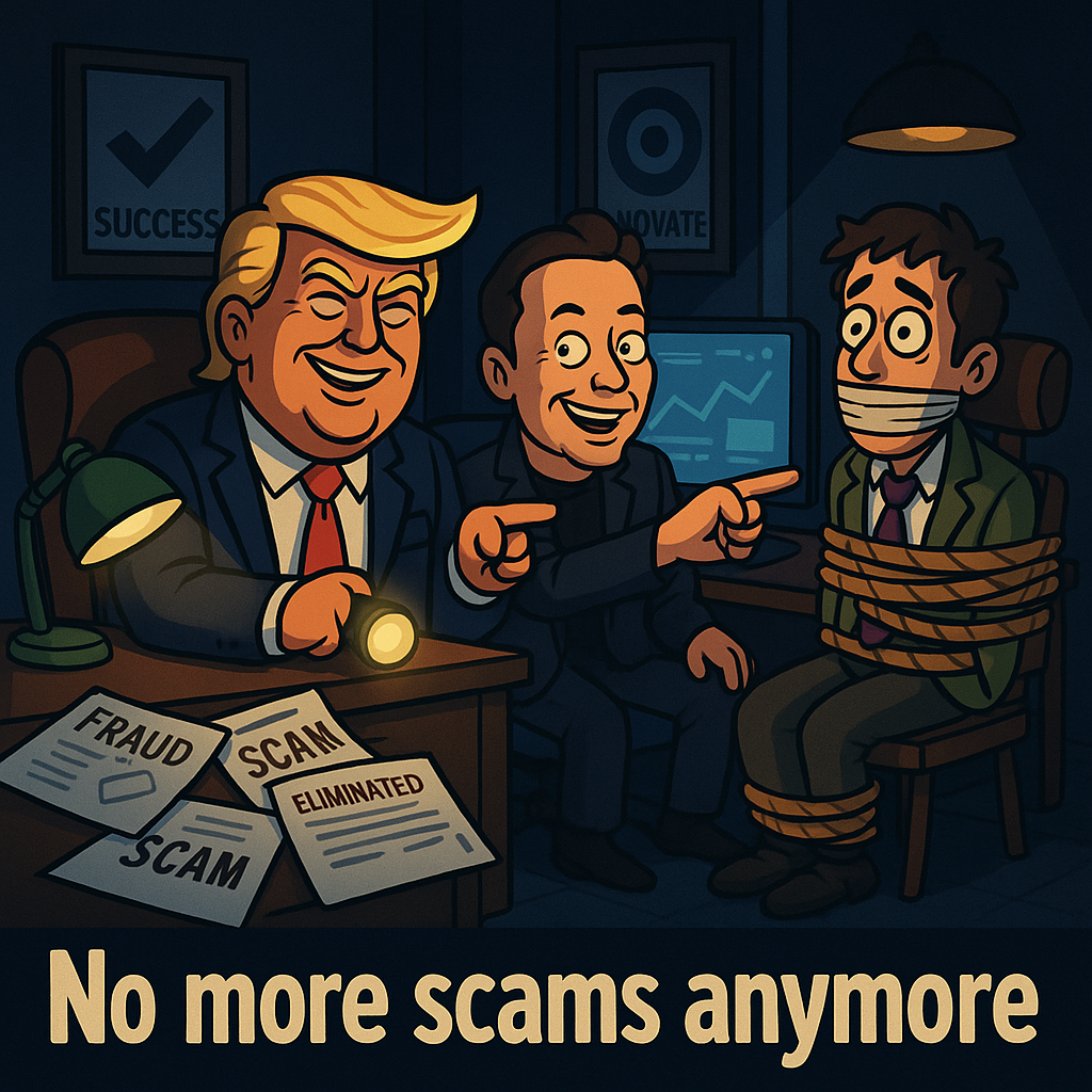 No more scams anymore