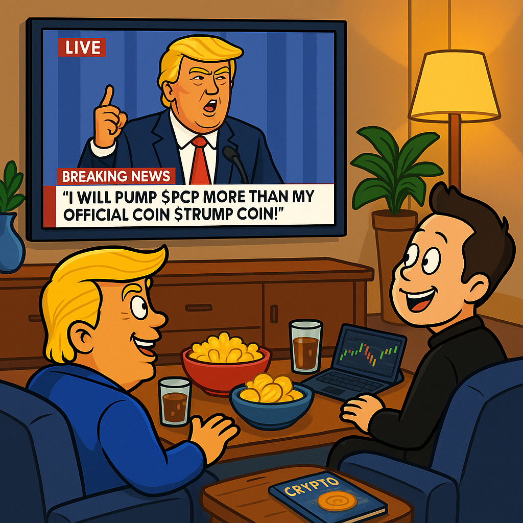 BREAKING: Trump Declares $PCP Will Outshine $TRUMP Coin!