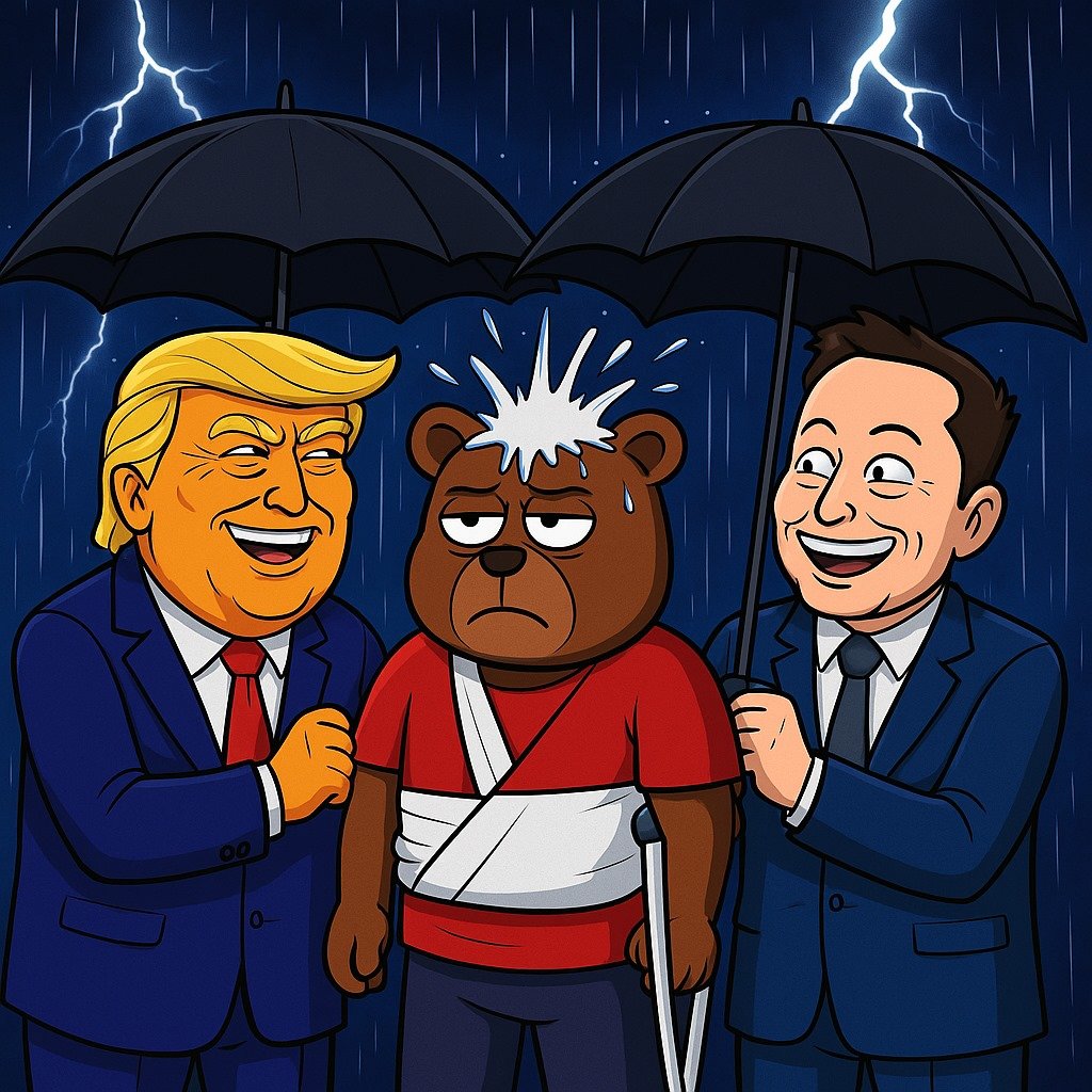 When the bear market takes a beating, $PCP stays dry while the storm rages on. Umbrellas up, bulls win again!” ⛈🐻📉➡️🐂📈