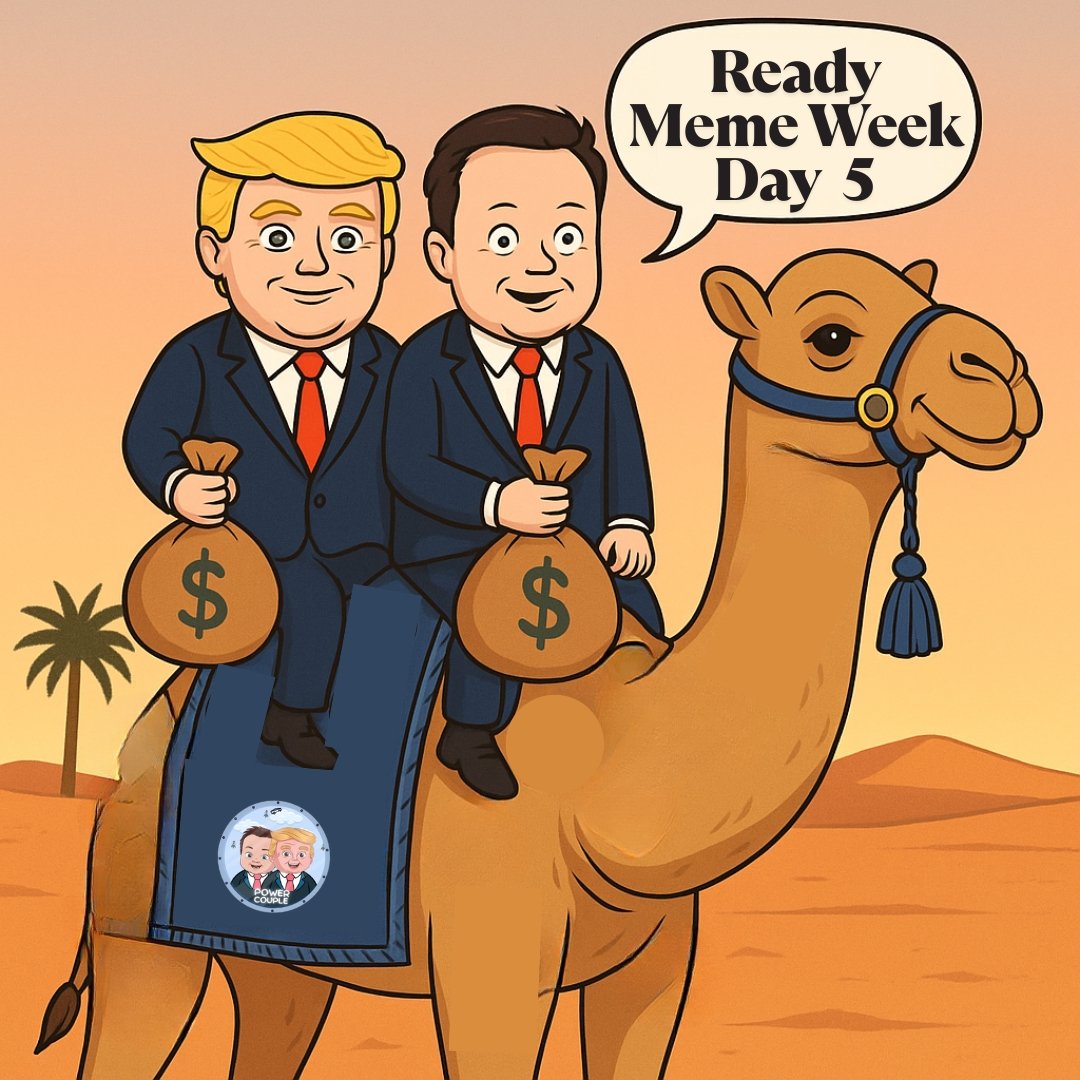 Power Couple Takes the Desert: Meme Week Day 5 Rides In!