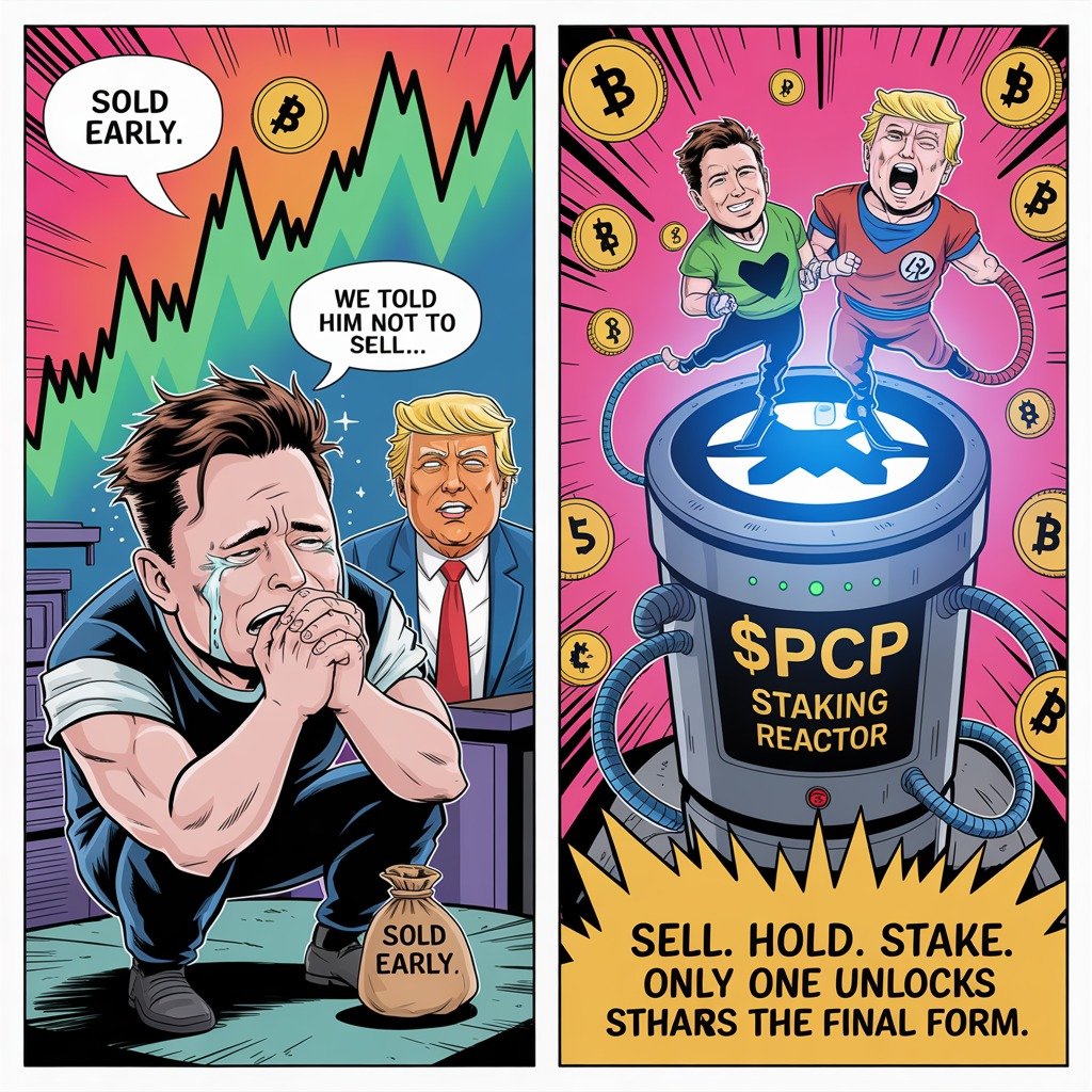 SELL. HOLD. STAKE