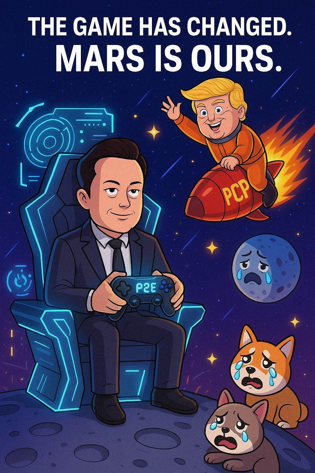 The game has change Mars is ours