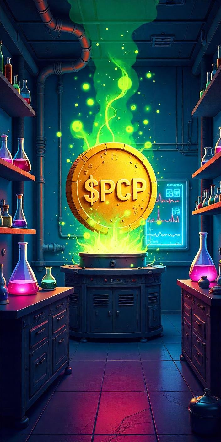 $PCP GLOWING IN THE LAB