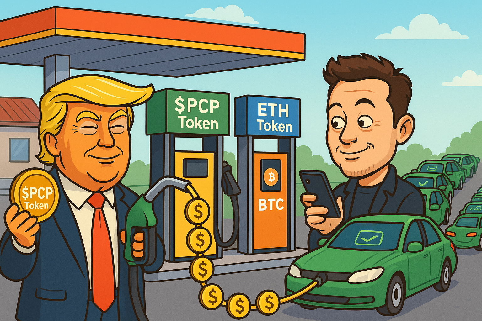 From Memes to Moonshots Power Couple Coin Headquarters in Action 🚀